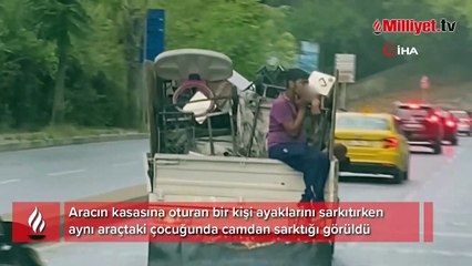 İstanbul'da "bu kadar da olmaz dedirten" yolculuk kamerada