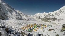 Vues himalayennes depuis Kanchenjunga et Mera Peak