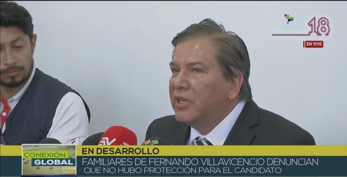 Familiares de candidato ecuatoriano asesinado denuncian obstáculos para retiro del cuerpo