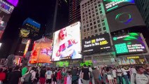 Influencer transsexual apela em telão na Times Square para chamar atenção de Boninho