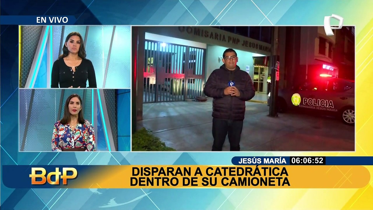Sicarios disparan a catedrática dentro de su camioneta en Jesús María
