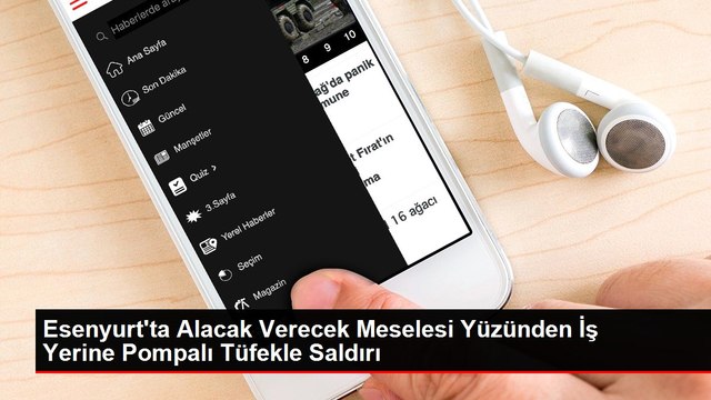 Esenyurt'ta Alacak Verecek Meselesi Yüzünden İş Yerine Pompalı Tüfekle Saldırı