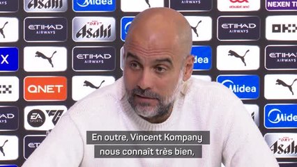 Man. City - Guardiola fan du Burnley de Kompany