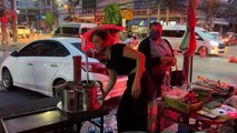 Beautiful Thai Lady! The Most Popular Coffee Lady in  Bangkok - PloySai Coffee _ Thai Street Food