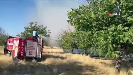Les pompiers et les citoyens ont éteint l'incendie de couverture à Gaziantep