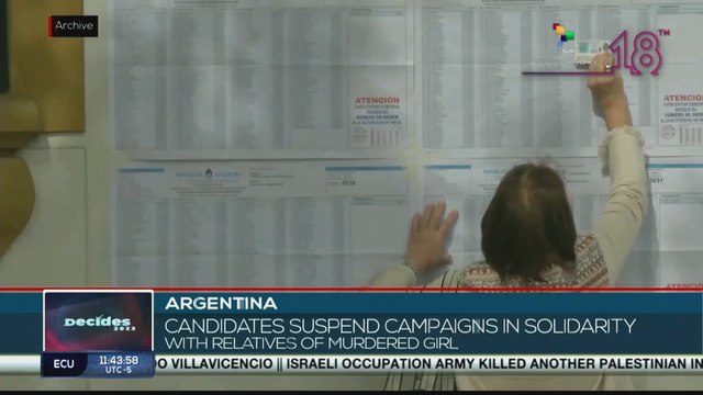 Candidates suspend their electoral campaigns in Argentina