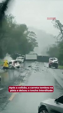 Acidente mata uma pessoa na BR 470