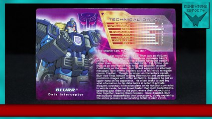 Transformers - "Timelines" Blurr || Runestone Reports #20