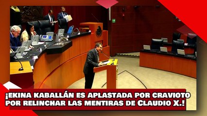 ¡VEAN! ¡’la Ekina Kaballán’ es aplastada por Cravioto por relinchar las mentiras de Claudio X.!