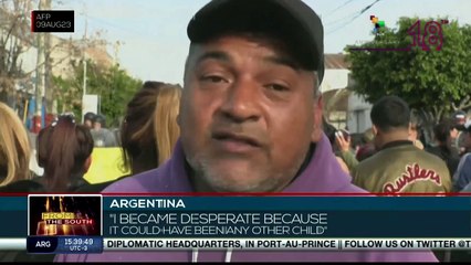 Argentines protest after the death of an 11-year-old girl