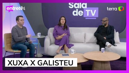 Apresentadores do Sala de TV comentam a eterna treta de Xuxa e Galisteu