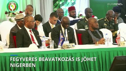 Minden eshetőséggel számolnak az ECOWAS tagországok a nigeri puccs kapcsán