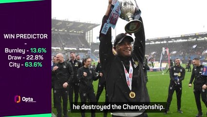 Kompany has done an 'incredible' job at Burnley - Guardiola