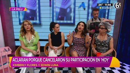 Kimberly Flores y Edwin Luna abandonan programa al enterarse que estaba Alma Cero