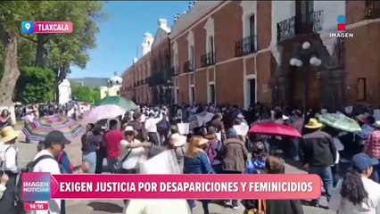 Exigen justicia por desapariciones y feminicidios en Tlaxcala