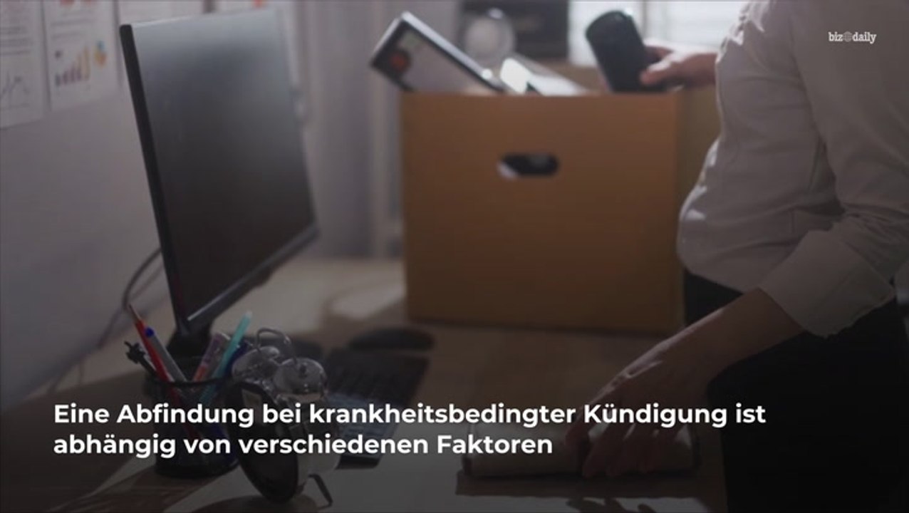 Kündigung wegen Krankheit? Das ist bei Abfindung zu beachten