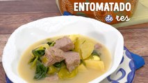 Cómo hacer entomatado de res, receta muy reconfortante