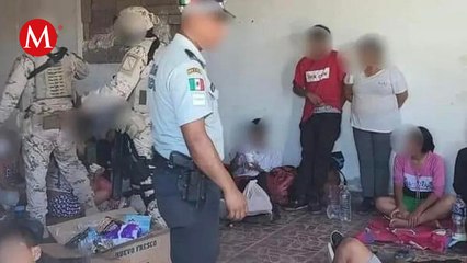 Más de 120 migrantes ecuatorianos rescatados en Sonoyta, Sonora