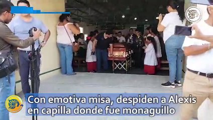 Download Video: Con emotiva misa, despiden a Alexis en capilla donde fue monaguillo en Coatzacoalcos