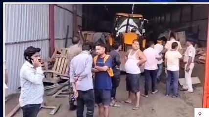 बड़ा हादसा: गोडाउन की छत ढलाई के दौरान मलबा गिरा, कई मजदूर घायल, मची अफरातफरी