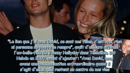 Estelle Lefébure toujours proche de David Hallyday  elle lui adresse des mots touchants avec une tr