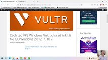 Cài đặt trải nghiệm bản windows server 2022 tại VPS Vultr