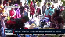 3 Bulan Krisis Air, Warga Tegal Dapat Bantuan Air Bersih