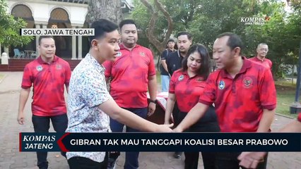 Gibran Tak Mau Tanggapi Koalisi Besar Prabowo