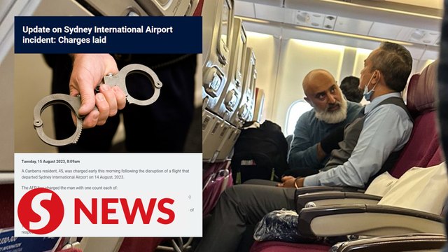 Australian police charge man over bomb threat on Malaysia Airlines flight