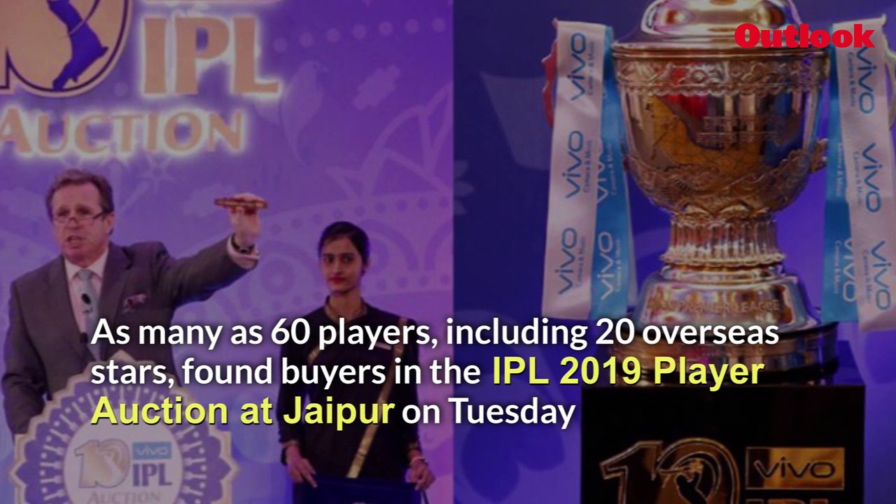 IPL 2019 Player Auction - Bidding War Ends With...