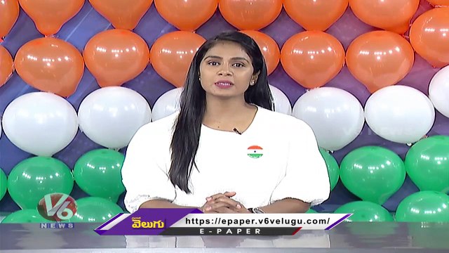 UP CM Yogi Adityanath Hoists National Flag In Lucknow | Independence Day Celebrations | V6 News