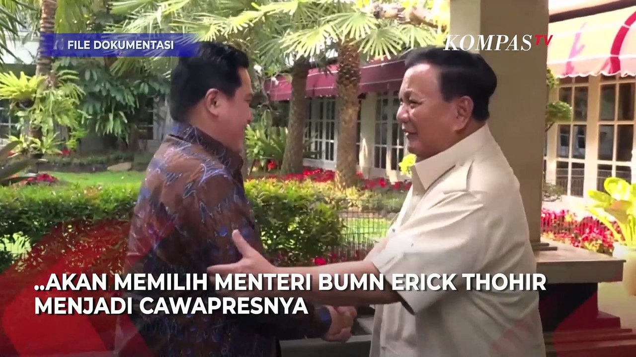 PAN Yakin Erick Thohir Akan Dipilih jadi Bacawapres Prabowo Subianto