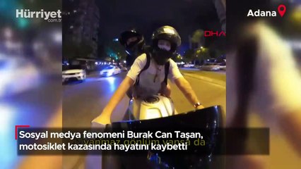 Sosyal medya fenomeni Burak Can Taşan, motosiklet kazasında hayatını kaybetti