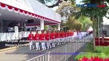 Presiden Jokowi Pantau Gladi Bersih Upacara HUT ke-78 RI di Istana