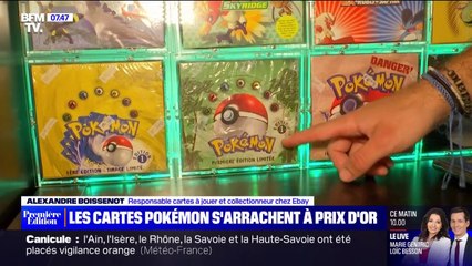 Les cartes Pokémon ont la côte et se vendent à prix d'or
