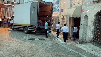 Eyüpsultan'da sözleşmesi biten yurt ekipler tarafından boşaltıldı