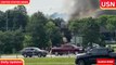 Plane crashes at Thunder Over Michigan air show; 2 people parachute from jet video