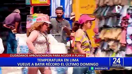 Récord de temperaturas altas en invierno: distritos de Lima registran hasta 26 grados