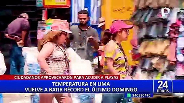Récord de temperaturas altas en invierno: distritos de Lima registran hasta 26 grados