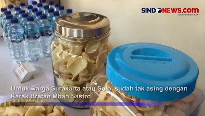 Mencicipi Karak Bratan Mbah Sastro, Camilan Renyah dan Gurih Khas Solo