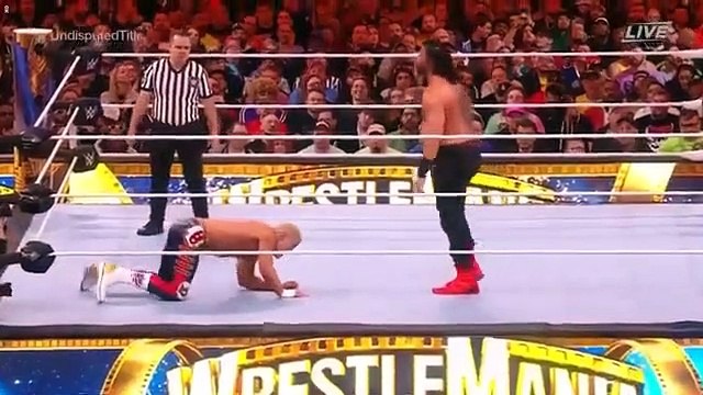 Roman Reigns vs Cody Rhodes UNDISPUTED WWE UNIVESAL CHAMPIONSHIP MATCH WrestleMania 2023 0204_360p