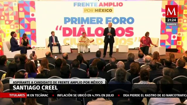 Aspirantes seleccionados participan en foro del Frente Amplio por México