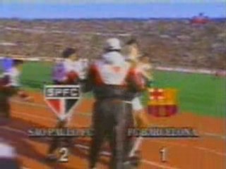 Rai golazo de Tiro libre contra Barcelona