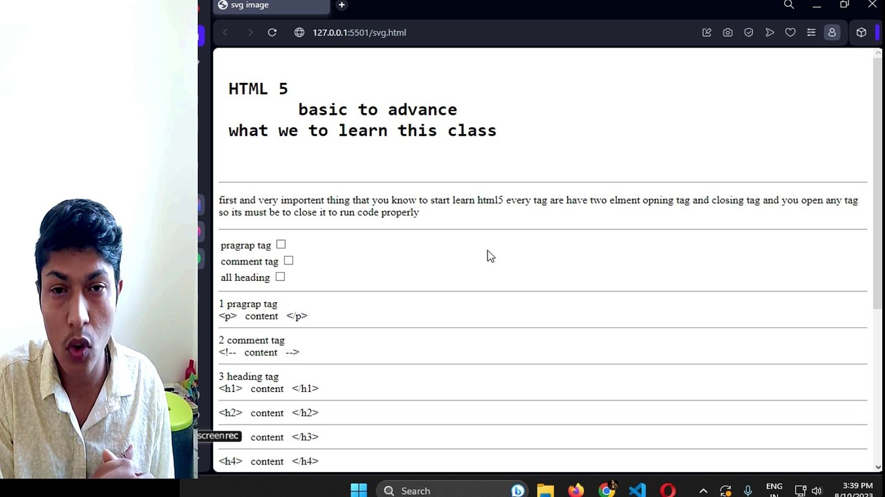 HTML Tutorial: Headings & Paragraphs | Web Development Tutorials #1  // html basic to advanced ep1