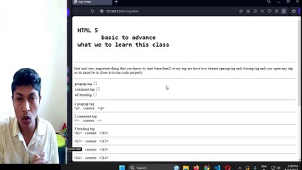 HTML Tutorial: Headings & Paragraphs | Web Development Tutorials #1  // html basic to advanced ep1