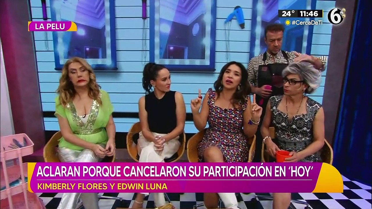 Kimberly Flores y Edwin Luna abandonan programa al enterarse que estaba Alma Cero