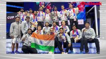 PM Narendra Modi Meets Thomas Cup Champions; Lakshya Sen Gifts Him Almora's Bal Mithai