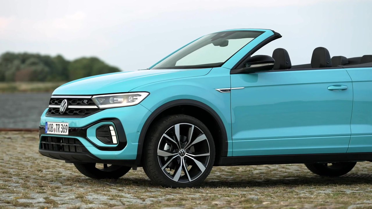 Volkswagen T-Roc Cabriolet Exterior Design in Teal Blue - video Dailymotion