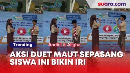 Aksi Duet Maut Sepasang Siswa ini Bikin Iri, Warganet: Gue Mah Keburu Salting!
