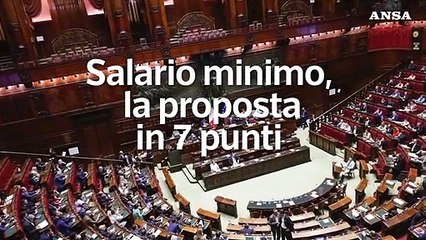 Salario minimo, la proposta in 7 punti delle opposizioni